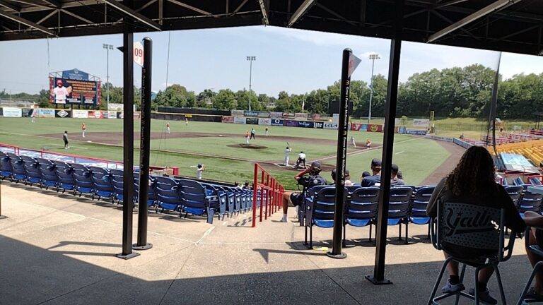 Thomas More Stadium baseball field and grandstand in Florence, Kentucky